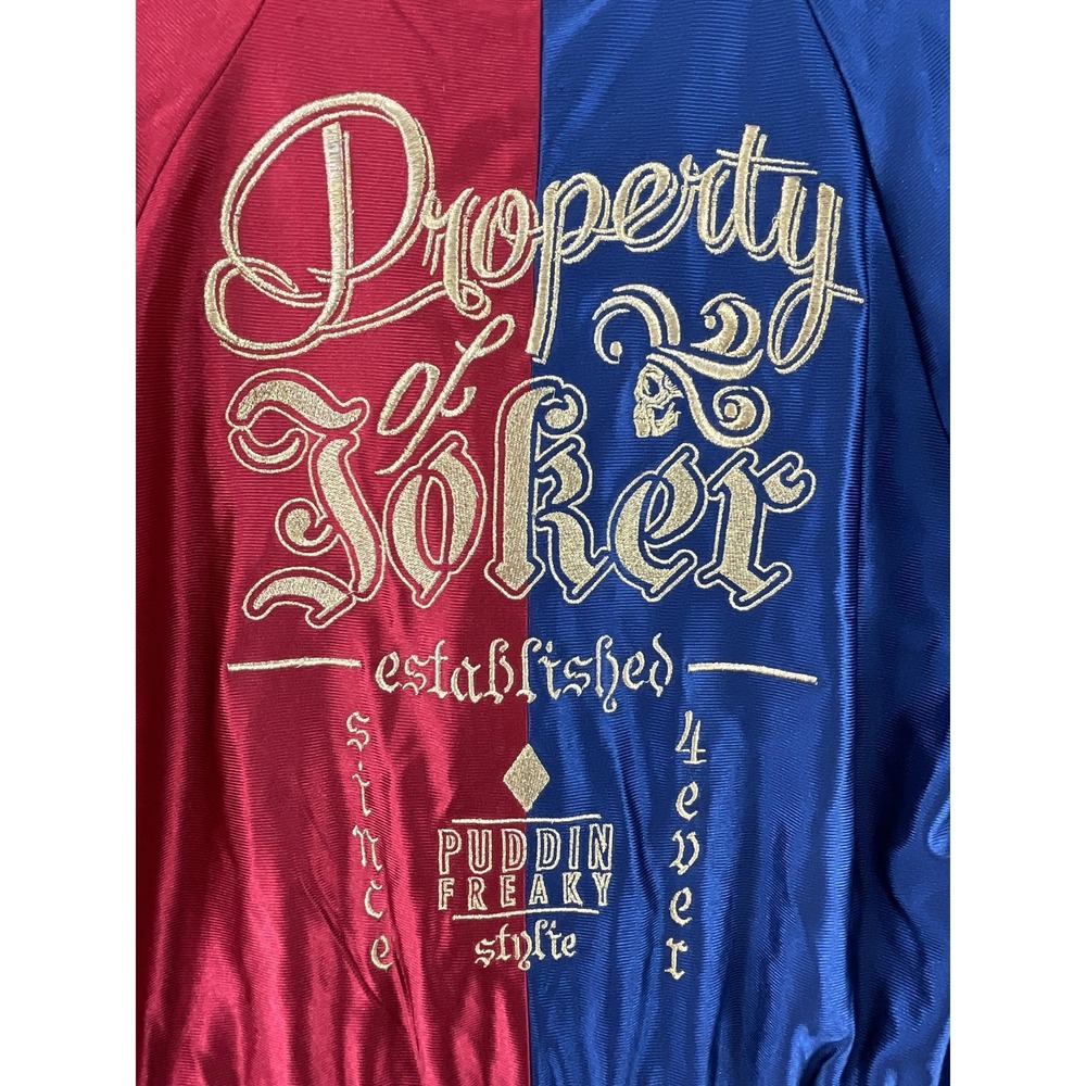 Suicide Squad Jacket Womens‎ Small Property Of Joker Harley Quinn Cosplay Bomber